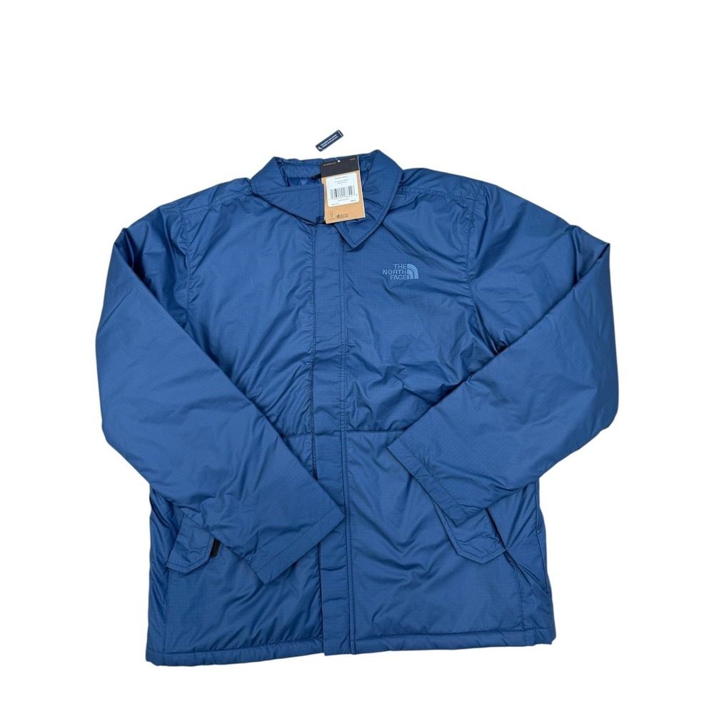 The North Face‎ Men's Shady Blue Auburn Button Insulated Jacket Size L